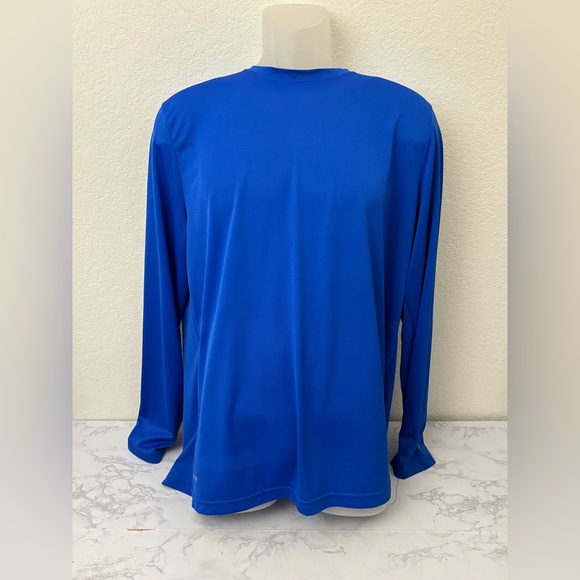 Russell Athletic Other - Russell Men's L Long Sleeve Blue Training Fit T-shirt Fresh Force Pullover